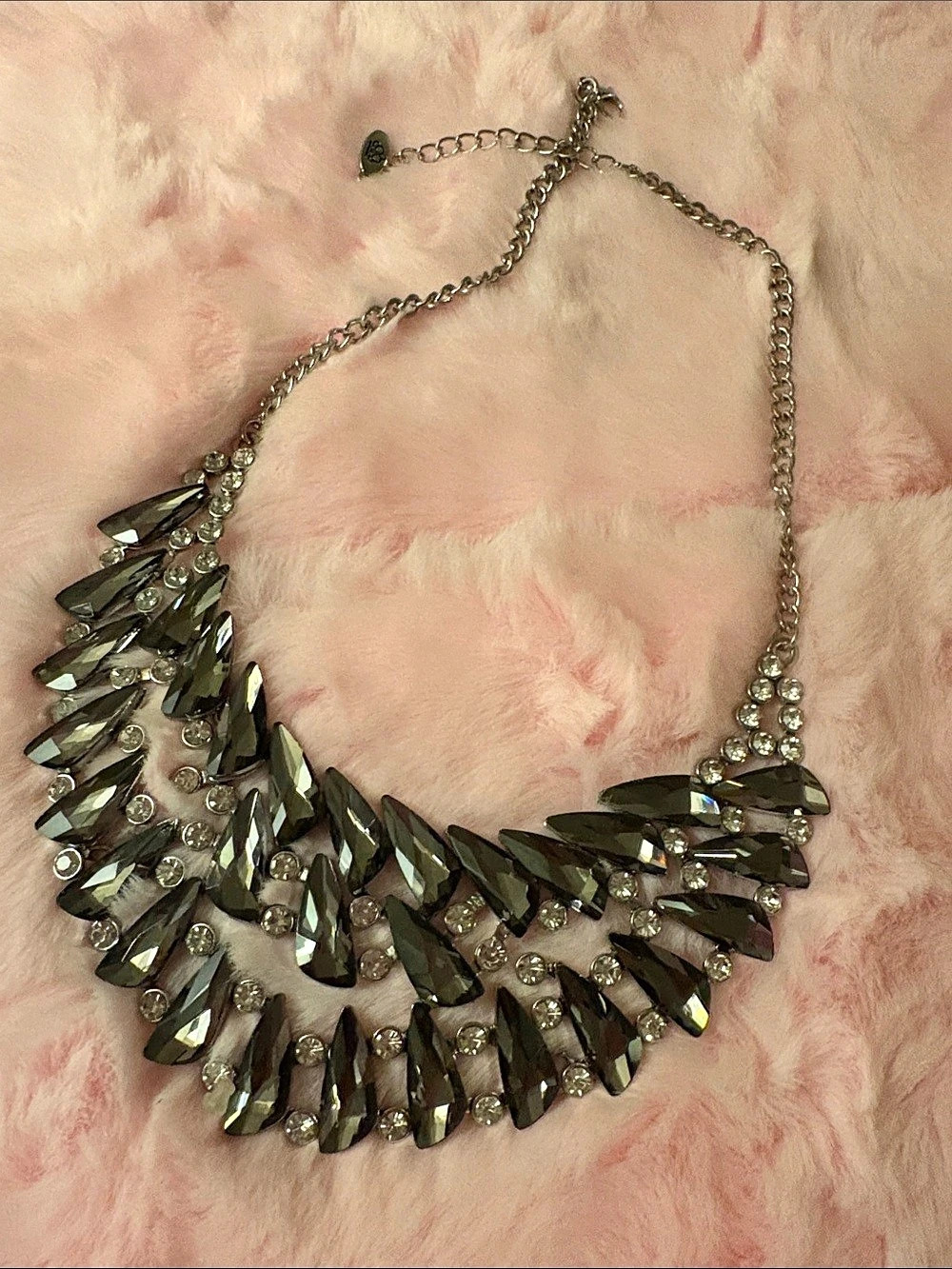 Necklace Black & Silver